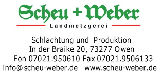 Metzgerei Scheu Weber Logo